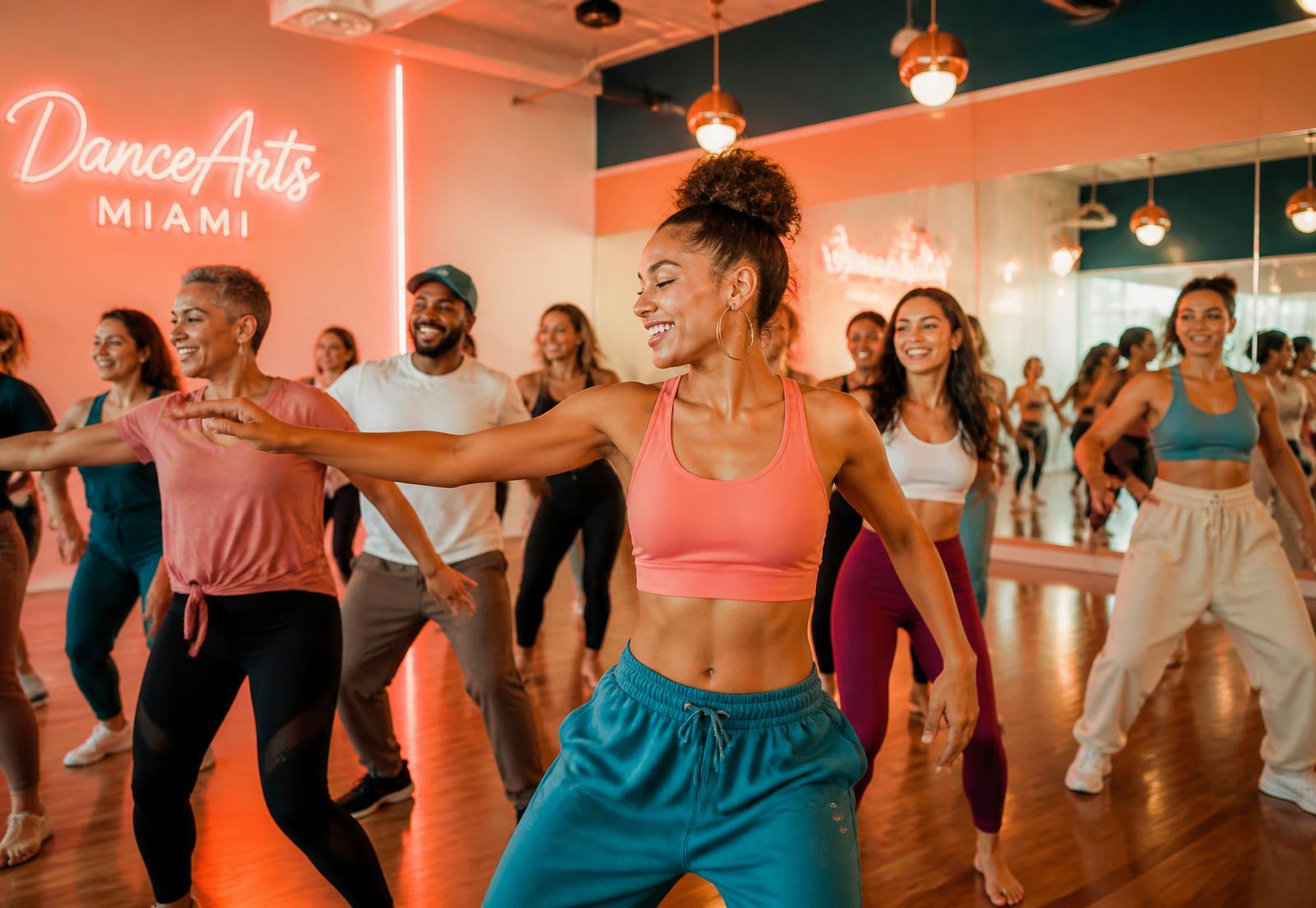 Group class in progress at DanceArts Miami